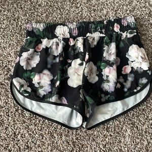 Victoria Secret floral running shorts